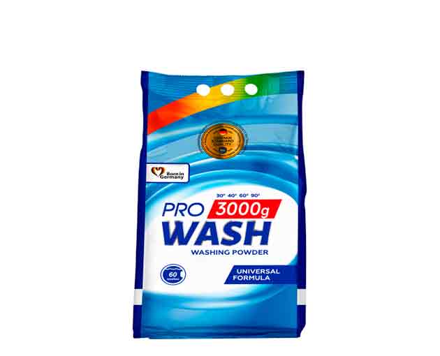 PRO WASH სარეცხი ფხვნილი უნივერსალი 3კგ